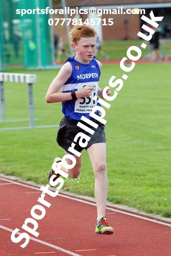 3000 metres, NECAA Open Meeting, Morpeth, Sunday, September 27th. David T. Hewitson/Sports for All Pics